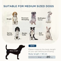 PawHut Dog Sofa Bed w/ Soft Cushion for Medium Dogs - Grey(m-4)