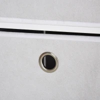 HOMCOM Portable Non-woven Fabrics Chest of Drawers Organize Cabinet Storage Cabinet w/ 6 Drawer, White(m-7)