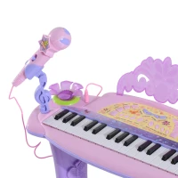 Clavier musical électronique rose et mauve(m-8)