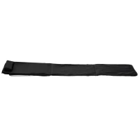 Outsunny Strandliege Sonnenliege Gartenliege, klappbar, verstellbare Rücklehne, Seitentasche, 48 cm x 134 cm x 33-43 cm, Schwarz(m-13)