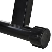 HOMCOM Rollentrainer, Radtrainer, 8 Widerstandsstufen, klappbar, für 26-29'', Stahl, schwarz, 68 x 62,5 x 49 cm(m-9)