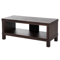 HOMCOM Mobile Porta TV fino a 42" Classico in Legno con Vano Salotto e Soggiorno 90 × 35 × 37cm(m-10)