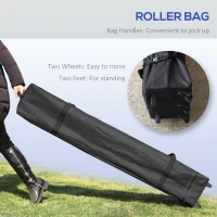 Outsunny 3 x 3m Pop-Up Gazebo, with Accessories - White(m-6)