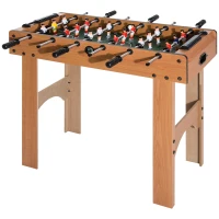 HOMCOM Calcio Balilla Professionale per Bambini e Adulti con Aste in Legno MDF 92x46x78cm(m-10)