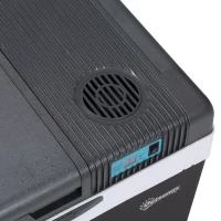 Outsunny 33L Auto-Kühlschrank Kühlbox Mini-Kühlschrank tragbar DC 12V AC 220V/240V für Auto und Camping Grau 40 x 30 x 43 cm(m-4)