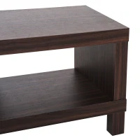 HOMCOM Mobile Porta TV fino a 42" Classico in Legno con Vano Salotto e Soggiorno 90 × 35 × 37cm(m-8)