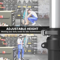 HOMCOM Bike Repair Stand, Heavy Duty Bike Stand for Maintenance, Max Load 40kg, Height Adjustable, Foldable and 360° Rotatable for Road Bike, Mountain Bike, E-Bike(m-4)