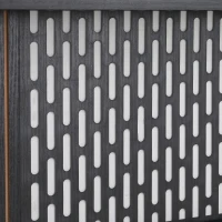 HOMCOM Table de Nuit lampadaire Table d'appoint lampadaire Design Contemporain Prises USB intégrés Noir(m-4)