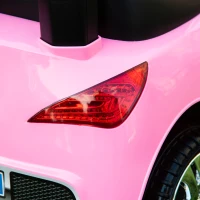 HOMCOM Ride on Car Baby Toddler Walker Foot to Floor Sliding Car Slider Pink(m-9)