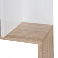 HOMCOM Libreria di Design Scaffale Ufficio Legno Moderna 4 Ripiani 60×24×148cm(m-9)