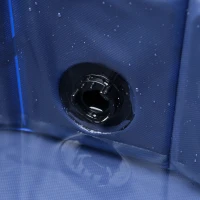 PawHut Hundepool Faltbar Planschbecken für Hunde bis 65 kg Ø160 x 30 cm Rutschfest Hundebadewanne Swimmingpool Schwimmbecken für Hunde und Katzen(m-8)