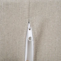 HOMCOM Schaukelstuhl aus Birkenholz 67 cm x 95 cm x 95 cm Grau + Natur(m-8)