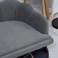 PawHut Dog Sofa, Pet Couch Bed for Medium, Large Dogs, with Legs, Cushion - Grey(m-9)