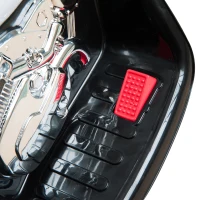 Homcom Moto Électrique pour Enfant en Métal Noir 110 x 41 x 67 cm(m-7)