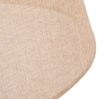 HOMCOM Lámpara de Pie con Trípode Regulable en Altura para Oficina y Hogar Estante Pequeño para Almacenaje Base Estable 63x63x110-150 cm Beige(m-9)