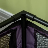 PawHut 48.5cm Pet Carrier, with Cushion, for Miniature Dogs - Purple(m-9)