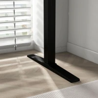 Vinsetto Struttura Scrivania Elettrica Regolabile in Altezza con Modalità Defaticante, 110x60x71-116 cm, Nero(m-9)