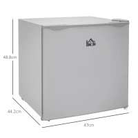 HOMCOM 35L Mini Freezer, -24℃ to -14℃ Temperature - Grey(m-3)