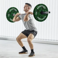 SPORTNOW Olympic Weight Plates with 5cm Holes, for Weight Lifting, 2 x 10kg(m-2)