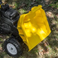 HOMCOM Kids Ride on Tractor No Power Pedal Go Kart with Manual Control Bucket for 3-6 Years Old(m-8)