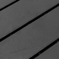 Outsunny Terrassenfliesen 30 x 30 cm 9 Stück 0,81㎡ Klickfliesen Balkonfliesen mit Klicksystem Drainagefunktion Bodenbelag Fliese für Terrasse Balkon Schwarz(m-9)