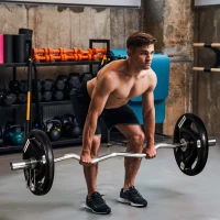 SPORTNOW Set di 2 Dischi Pesi da 20kg in Acciaio con Rivestimento in Gomma per Bilanciere(m-2)