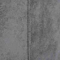 HOMCOM Set de 4 Sillas de Comedor Sillas de Cocina Tejido de Microfibra con Asiento Acolchado y Patas de Metal 45x61x98 cm Gris(m-9)