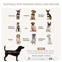 PawHut Wooden Dog Crate, with Double Doors, Cushion, for Medium Dogs - Natural Finish(m-4)