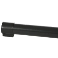 Outsunny Support Pied de hamac réglable Structure Robuste métal époxy Noir dim. 3,08-3,80L x 1,09l x 1,16H m(m-8)