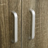 HOMCOM Chariot desserte micro-ondes placard 2 portes - dim. 60,4L x 40,3l x 97H cm - imitation bois(m-11)