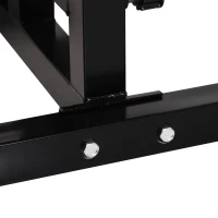 HOMCOM Squat Bench Trainer Sit Up Machine Multifunctional Equipment Abdomen and Leg Strength Indoor Household Fitness Device Black(m-8)