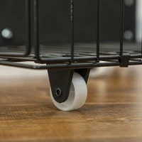 HOMCOM Cama Doble 140x190 cm Somier con 3 Cajones y Estructura de Metal Carga 363 kg Gris(m-9)