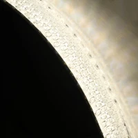 kleankin Miroir ovale mural lumineux LED salle de bain 81 x 51 cm 3 couleurs luminosité réglable interrupteur tactile transparent(m-9)