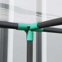 Outsunny 214cm x 118cm Walk-In Lean To Greenhouse, with Accessories(m-8)