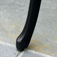 Outsunny 2-Seater Cast Aluminium Garden Bench Loveseat Outdoor Furniture Chair w/ Decorative Backrest & Ergonomic Armrest for Patio Terrace Porch(m-8)