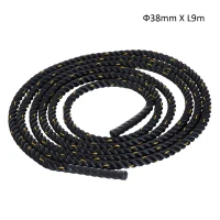 HOMCOM Battle Rope Forza Fitness Corda Fune da Allenamento (Ф38mm) Lunghezza 9m(m-3)