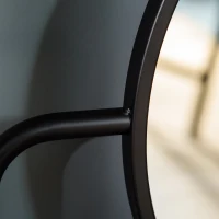 HOMCOM Dressing Table Set with Mirror and Stool, Vanity Makeup Table with 3 Drawers and Open Shelves for Bedroom, Living Room, White(m-7)