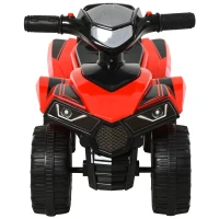 HOMCOM Rutscher Kinder Rutscherauto Kinderauto Kinderfahrzeug Licht Hupe Kunststoff Stahl Rot 60 x 31 x 42 cm(m-5)