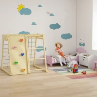 HOMCOM Lit Enfant - lit d'enfant Design Princesse Motif château - sommier à Lattes Inclus - MDF Contre-plaqué Rose(m-9)