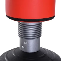 Muñeco de boxeo tipo Saco de Pie para Boxing y Punching - Máquina de Boxeo - Negro y Rojo - Altura ajustable 160-185cm(m-7)