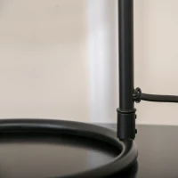 HOMCOM Lampada da Tavolo in Rattan Stile Boho, Attacco E27 Potenza Max 40W Ø20x41cm, Beige(m-8)