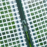 Outsunny Serra da Giardino a Tunnel in PE con Bordi Allungati e Porte a Cerniera, 270x90x90 cm, Bianco(m-9)