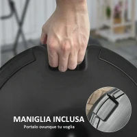 Outsunny Base per Ombrellone da Giardino di diametro 38-48 mm con Riempimento Laterale, Ø48.5x36 cm(m-7)