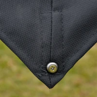 Outsunny Parasol déporté carré parasol LED inclinable pivotant 360° manivelle piètement acier dim. 3L x 3l x 2,66H m gris(m-7)