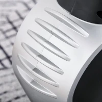 HOMCOM Crosstrainer für Zuhause Magnetischer Ellipsentrainer mit 8 Widerstandsstufen 3KG Schwungrad LCD-Monitor, Heimtrainer belastbar bis 100 kg(m-9)
