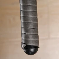 Outsunny Table basse de jardin plateau verre trempé 5 mm résine tressée imitation rotin gris(m-9)