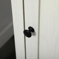 kleankin Armario Alto de Baño Mueble Columna de Baño con 3 Compartimientos Puerta y Estante Ajustable 39,5x30x160 cm Blanco(m-8)