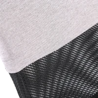 Vinsetto Silla de Oficina Ergonómica Silla de Escritorio Basculante y Giratoria con Altura Ajustable del Asiento Reposabrazos y Ruedas 60x66x91-101 cm Gris(m-8)