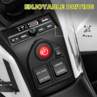 AIYAPLAY 12V Kids Electric Ride on ATV, Battery-Powered Quad Bike w/ Spring Suspension, Forward Backward, Storage Basket, Green(m-7)