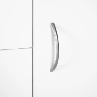 HOMCOM Sideboard, Storage Cabinet with 2 Doors and 4 Drawers, Free Standing Cupboard, Chest Organizer for Kitchen and Living Room, White(m-7)